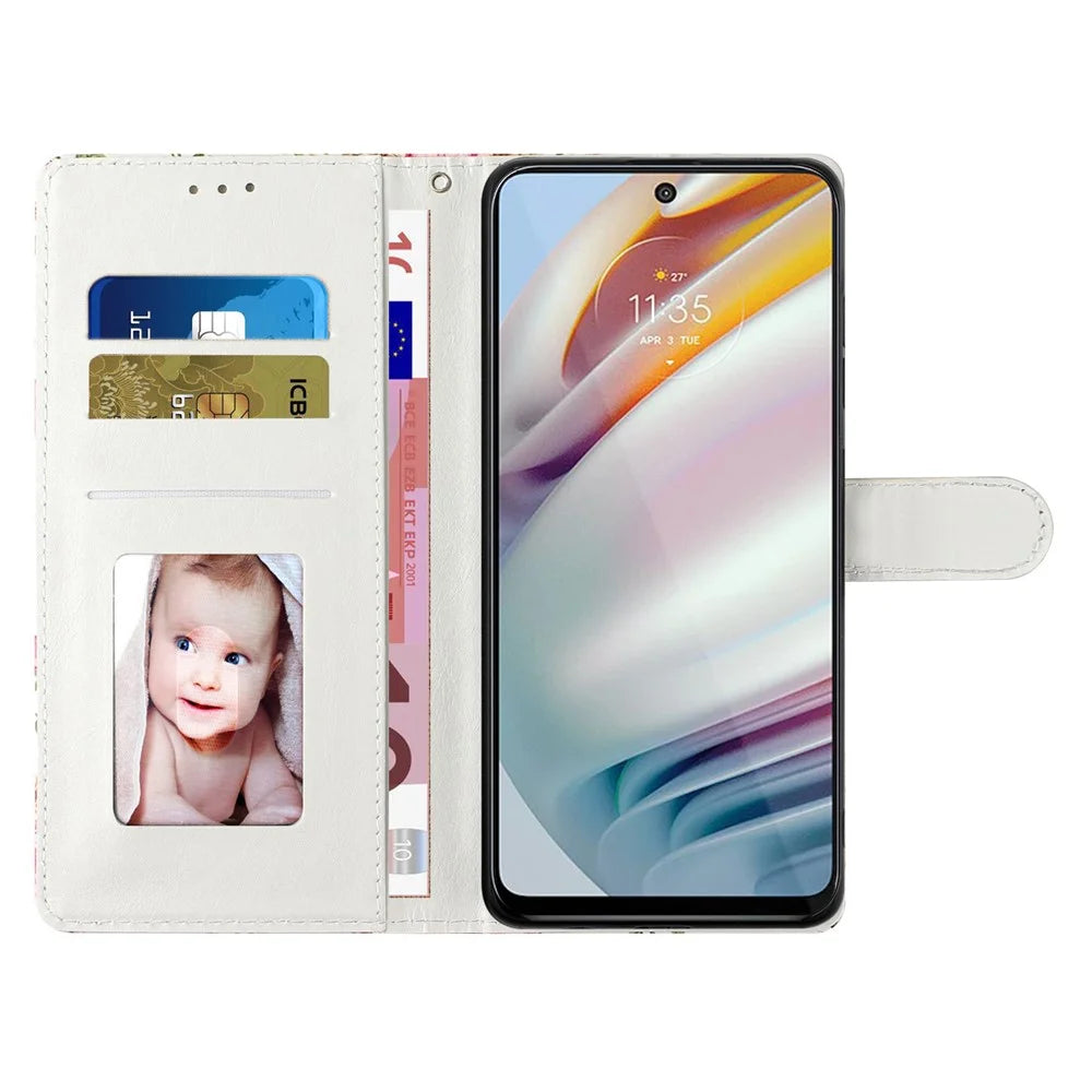 For Samsung Galaxy S23 FE PU Leather Phone Case Wallet Stand Pattern Printing Cover with Strap - Blue Butterfly - 2