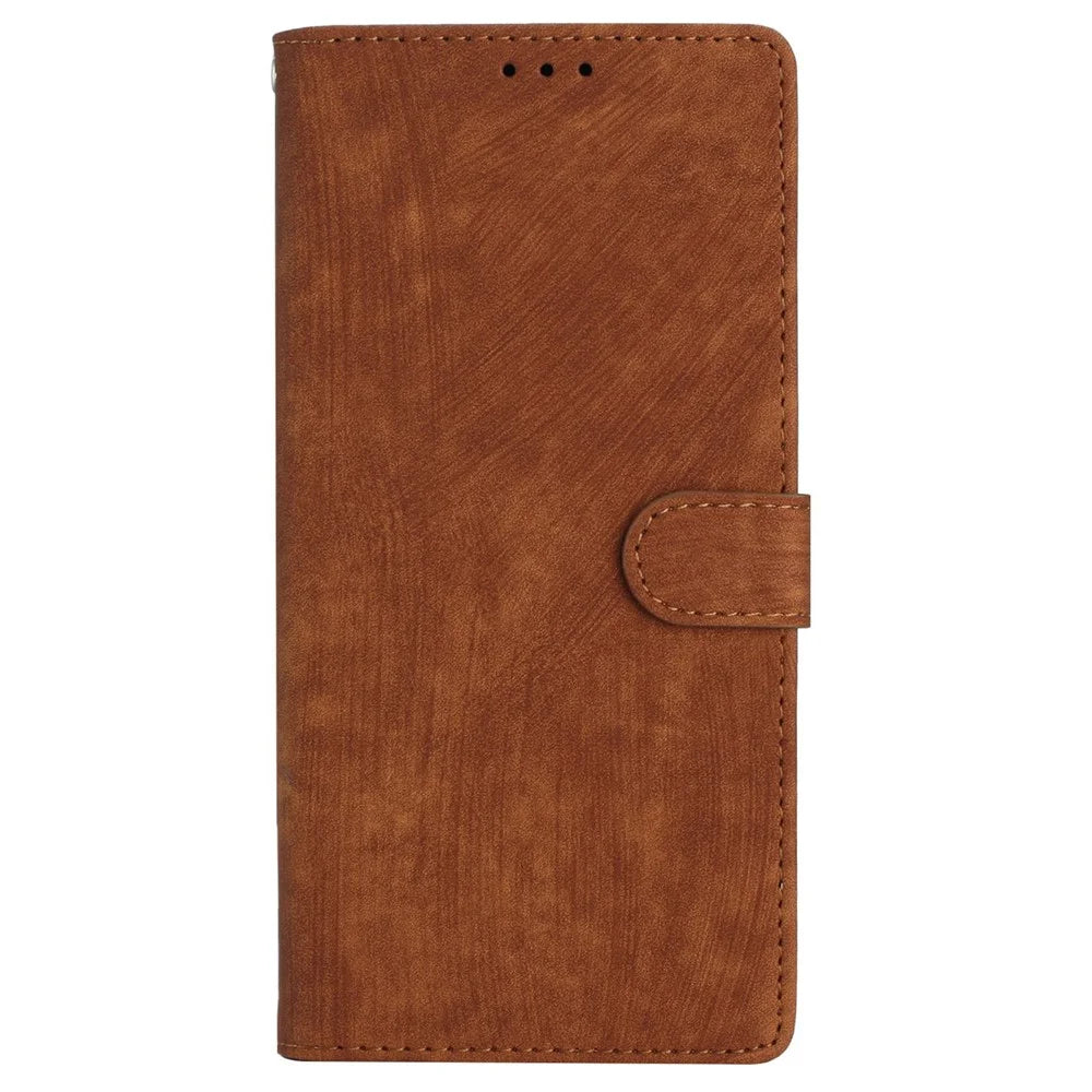 For Samsung Galaxy A25 5G (Global) (161.0 x 76.5 x 8.3mm) PU Leather Wallet Cover Stand Phone Case - Brown - 6