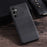 For Samsung Galaxy S23 FE Cell Phone Case Cloth+Hard PC Protective Shell Anti-scratch Phone Cover - Black - 2