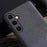 For Samsung Galaxy S23 FE Cell Phone Case Cloth+Hard PC Protective Shell Anti-scratch Phone Cover - Black - 4
