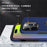 For iPhone 15 Pro Max Ring Holder Kickstand Phone Cover PC+TPU Anti-drop Back Case - Blue - 5