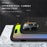For iPhone 15 Pro Anti-drop Phone Case Ring Holder Kickstand PC+TPU Phone Back Cover - Black - 5