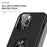 For iPhone 15 Pro Anti-drop Phone Case Ring Holder Kickstand PC+TPU Phone Back Cover - Black - 6