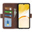 Calf Texture Stand Cover for Realme Narzo N53 4G , Scratch Resistant PU Leather Wallet Phone Case - Brown - 2