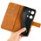 For OnePlus Ace 2V / Nord 3 5G PU Leather Wallet Case Stand Calf Texture Protective Phone Cover - Yellow - 7