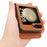 For Samsung Galaxy Z Flip5 5G Card Holder Phone Case PU Leather PC Shockproof Phone Protector Cover - Brown - 4