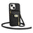 For iPhone 14 Plus Card Slots PU Leather Coated TPU Case Zipper Pocket Phone Cover with Kickstand - Black - 4