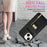 For iPhone 14 Plus Card Slots PU Leather Coated TPU Case Zipper Pocket Phone Cover with Kickstand - Black - 7