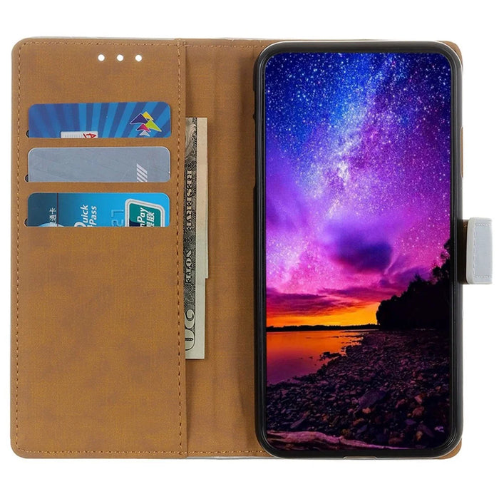 For Nokia G42 Shockproof Cover Textured PU Leather Wallet Stand Phone Case - Black - 2