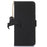 For Nokia G42 RFID Blocking Wallet Stand Phone Case Silky Feeling Genuine Cow Leather Protective Cover - Black - 7