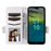 Anti-Scratch Phone Case for Nokia C110 Litchi Texture PU Leather Wallet Stand Cover - White - 2