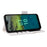 Anti-Scratch Phone Case for Nokia C110 Litchi Texture PU Leather Wallet Stand Cover - White - 3