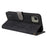 For Nokia C110 Mobile Phone Case RFID Blocking Wallet Stand PU Leather Phone Cover with Strap - Black - 4