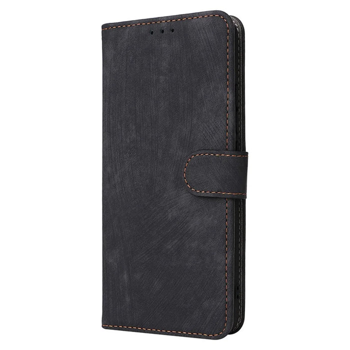 For Nokia C110 Mobile Phone Case RFID Blocking Wallet Stand PU Leather Phone Cover with Strap - Black - 6