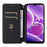 Phone Shell for Nokia G310 PU Leather Rhombus Imprinted Wallet Case Stand Flip Phone Cover - Red - 2
