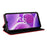 Phone Shell for Nokia G310 PU Leather Rhombus Imprinted Wallet Case Stand Flip Phone Cover - Red - 3