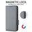 For Nokia G310 Litchi Texture PU Leather Cell Phone Case Wallet Stand Anti-Fingerprint Cover - Grey - 5