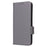 For Nokia G310 Litchi Texture PU Leather Cell Phone Case Wallet Stand Anti-Fingerprint Cover - Grey - 7