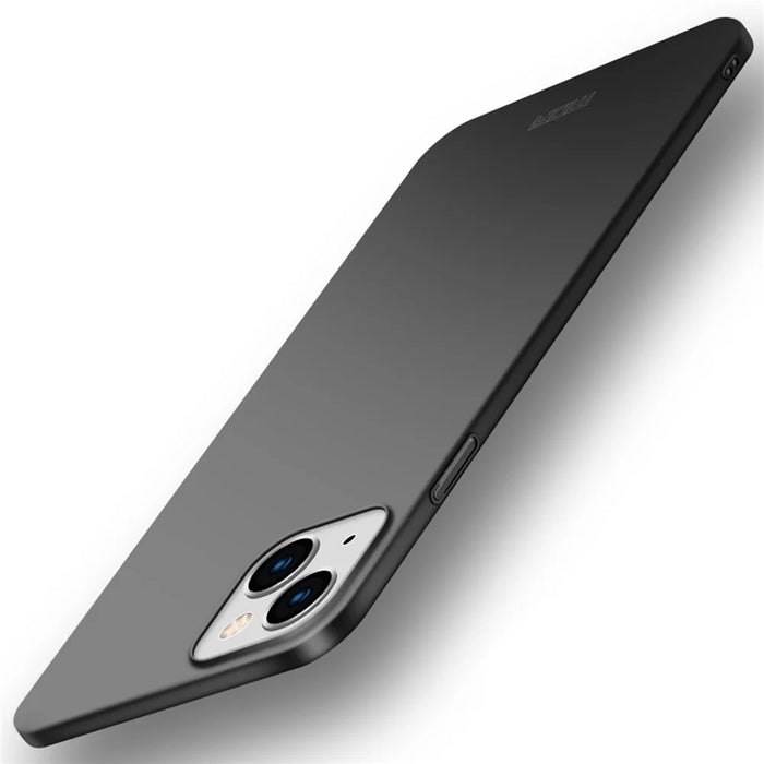 MOFI JK PC Series-1 Shield for iPhone 15 Matte PC Phone Case Dustproof Cell Phone Cover - Black - 1