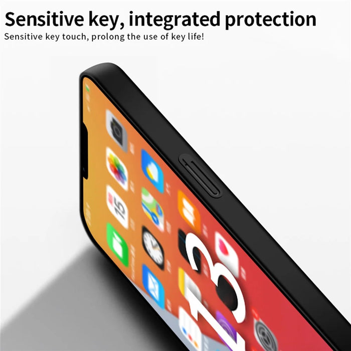 MOFI JK PC Series-1 Shield Matte PC Phone Case for iPhone 15 Pro Max Anti-Fingerprint Cell Phone Cover - Black - 3