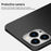 MOFI JK PC Series-1 Shield Matte PC Phone Case for iPhone 15 Pro Max Anti-Fingerprint Cell Phone Cover - Black - 4