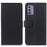 For Nokia G42 Phone Case Stand Wallet Protective Cover PU Leather Cell Phone Protective Shell - Black - 1