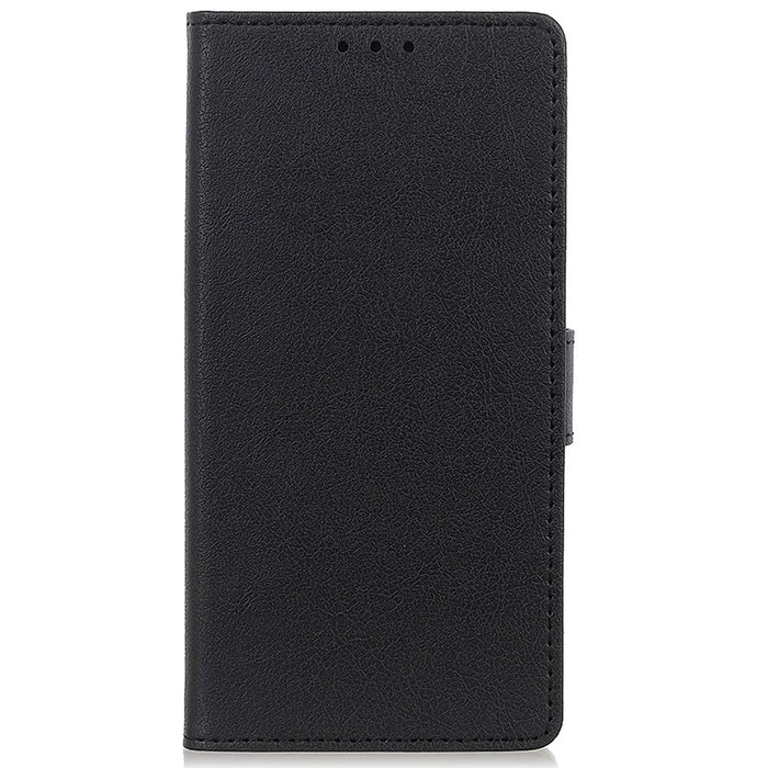 For Nokia G42 Phone Case Stand Wallet Protective Cover PU Leather Cell Phone Protective Shell - Black - 6