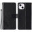 For iPhone 15 Imprinted Butterflies Mobile Phone  Stand Case PU Leather Wallet Shell with Strap - Black - 1