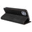 BETOPNICE 003 For Samsung Galaxy A22 5G (EU Version) Wallet PU Leather Shell RFID Blocking Flip Cover Stand Phone Case - Black - 4