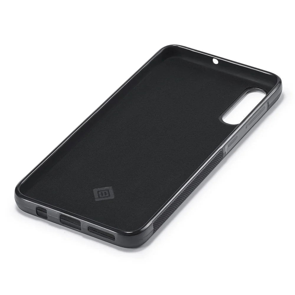 LC.IMEEKE For Samsung Galaxy A50 / A50s / A30s Phone Case Carbon Fiber Splicing Leather + TPU + EVA Cover - 5