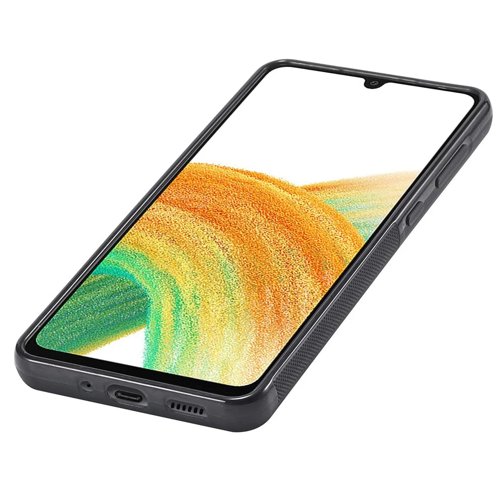 LC.IMEEKE For Samsung Galaxy A33 5G Carbon Fiber Splicing Case PU Leather + TPU + EVA Phone Cover - 4