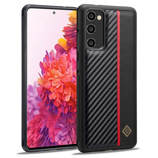 LC.IMEEKE Phone Case for Samsung Galaxy S20 FE / S20 FE 5G / S20 FE 2022 / S20 Lite , Leather+TPU+EVA Cover - 1