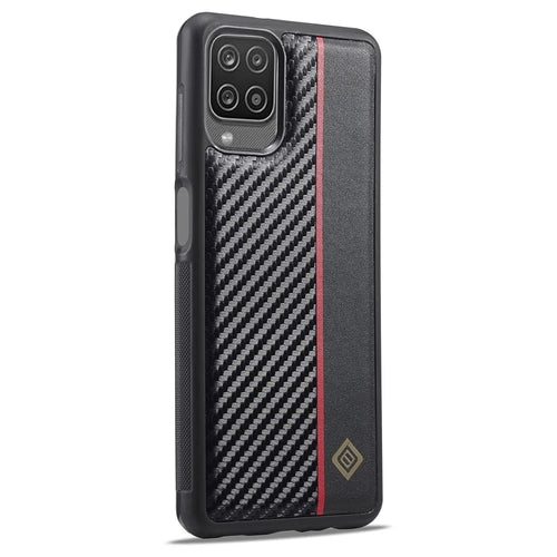 LC.IMEEKE Phone Cover for Samsung Galaxy A22 4G (EU Version) , Carbon Fiber Leather Coated TPU+EVA Case - 1