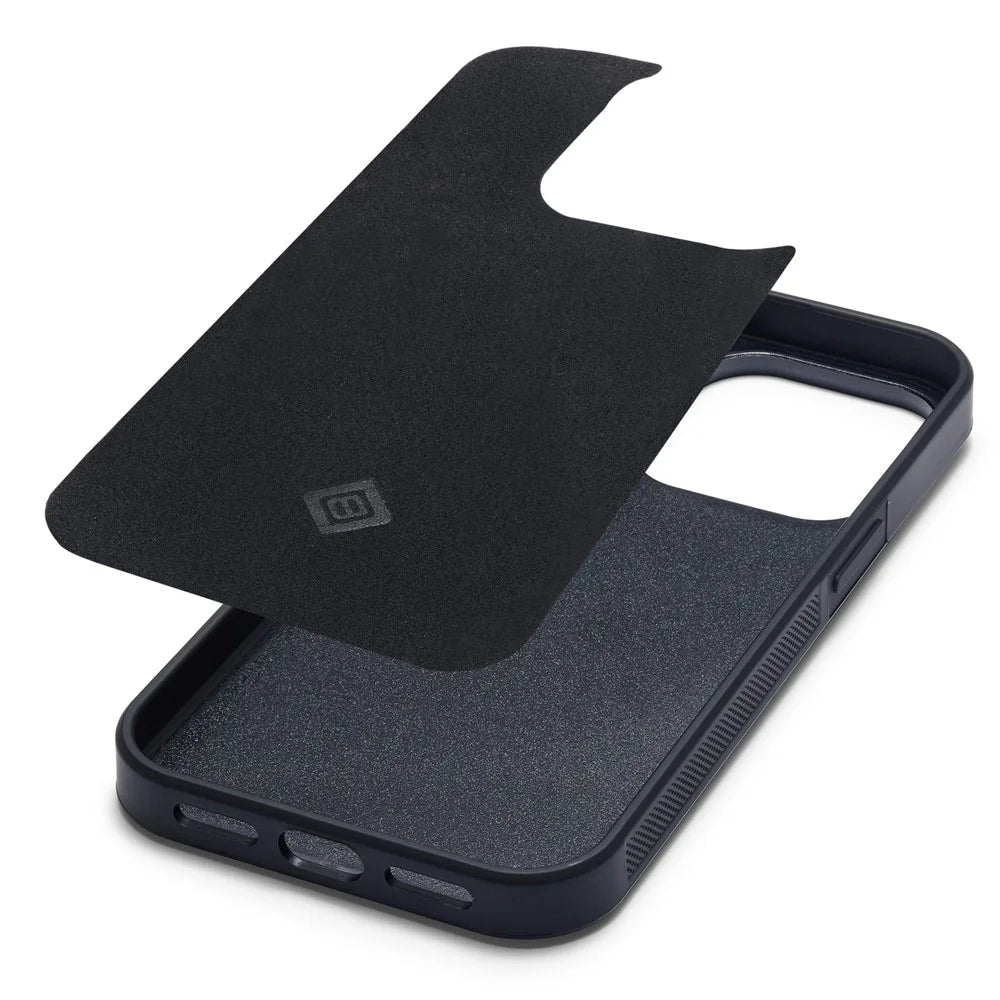 LC.IMEEKE For iPhone 14 Pro Cell Phone Case Carbon Fiber PU Leather Coated TPU + EVA Phone Cover - 3