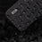 ABEEL For Samsung Galaxy S23 FE Genuine Cow Leather Surface Phone Case Ostrich Texture PC+TPU Cover - Black - 3