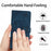 For iPhone 15 Plus Imprinted Butterflies Phone Case PU Leather Wallet Stand Skin-touch Cover with Strap - Blue - 4