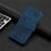 For iPhone 15 Plus Imprinted Butterflies Phone Case PU Leather Wallet Stand Skin-touch Cover with Strap - Blue - 7