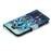 Pattern Printing Leather Wallet Phone Case for iPhone 15 ,  Drop-proof Phone Stand Cover - Wolf - 4