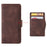 Phone Case with Multiple Card Slots for Samsung Galaxy S23 FE , Stand Wallet Leather Cover - Brown - 5