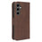 Phone Case with Multiple Card Slots for Samsung Galaxy S23 FE , Stand Wallet Leather Cover - Brown - 7