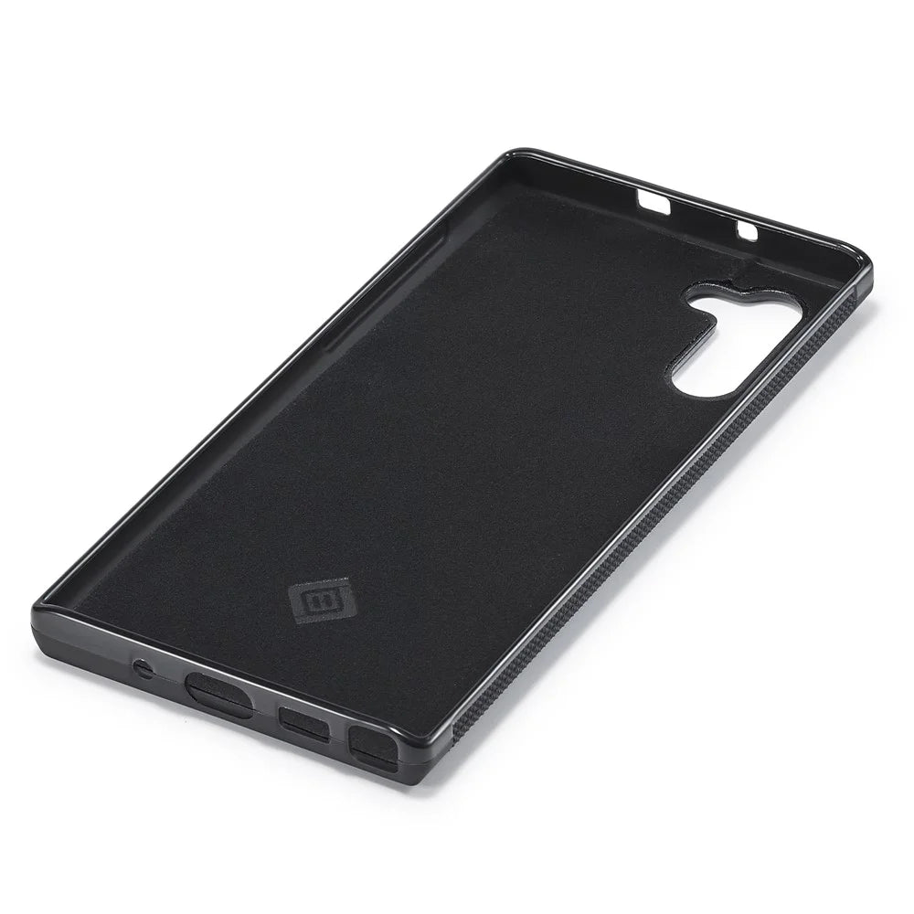 LC.IMEEKE Carbon Fiber Texture Case for Samsung Galaxy Note 10 4G Anti-scratch PU Leather+TPU+EVA Phone Cover - 4