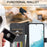 LC.IMEEKE For Samsung Galaxy S23 FE Wallet Case PU Leather Calf Texture Stand Flip Cover - Black - 6