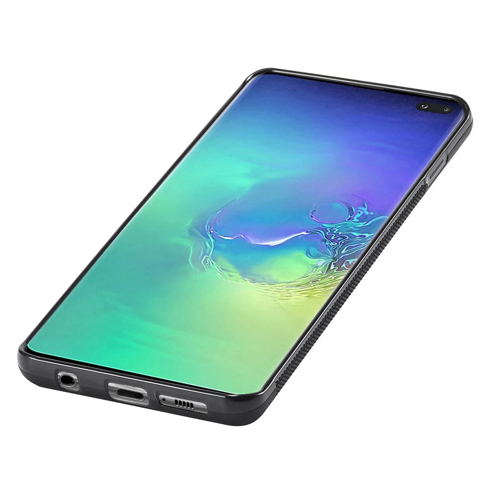 LC.IMEEKE For Samsung Galaxy S10 Plus PU Leather+TPU+EVA Case Carbon Fiber Texture Protective Phone Cover - 6