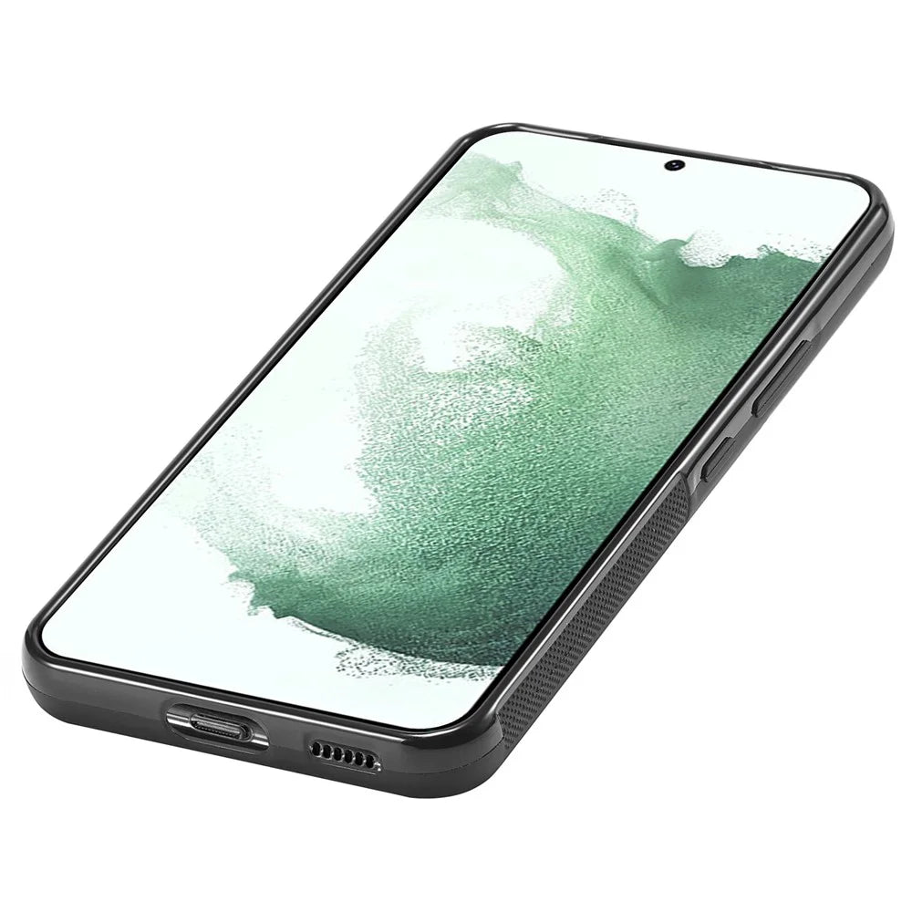 LC.IMEEKE For Samsung Galaxy S22+ 5G PU Leather+TPU+EVA Phone Case Carbon Fiber Texture Splicing Cover - 6