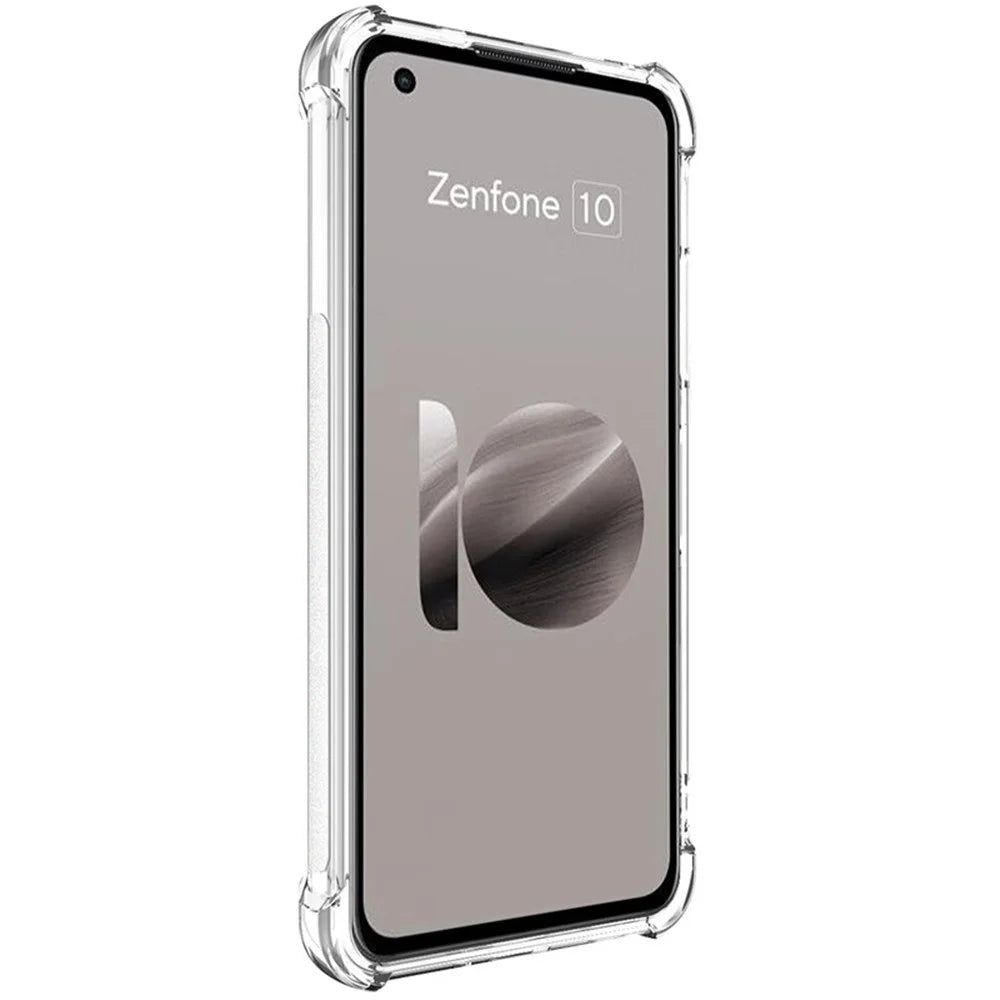 IMAK For Asus Zenfone 10 5G Phone Case Four Corner Anti-drop Clear TPU Back Cover - Transparent - 6