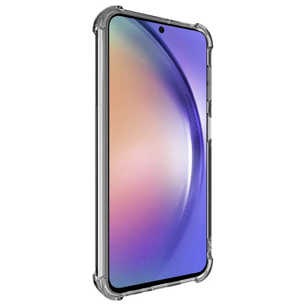 IMAK Clear Phone Case for Samsung Galaxy A25 5G (Global) (161.0 x 76.5 x 8.3mm) , Thickened Four Corner Shell Anti-Dust  TPU Phone Cover - Transparent - 6