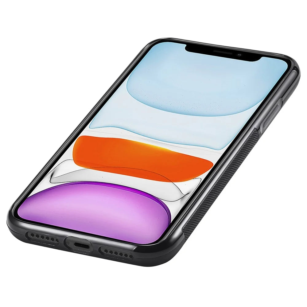LC.IMEEKE For iPhone 11 Smartphone Case Carbon Fiber Texture PU Leather+TPU+EVA Shell Cover - 6