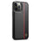 LC.IMEEKE For iPhone 12 Pro Max Carbon Fiber Texture Phone Cover PU Leather+TPU+EVA Cell Phone Shell - 2