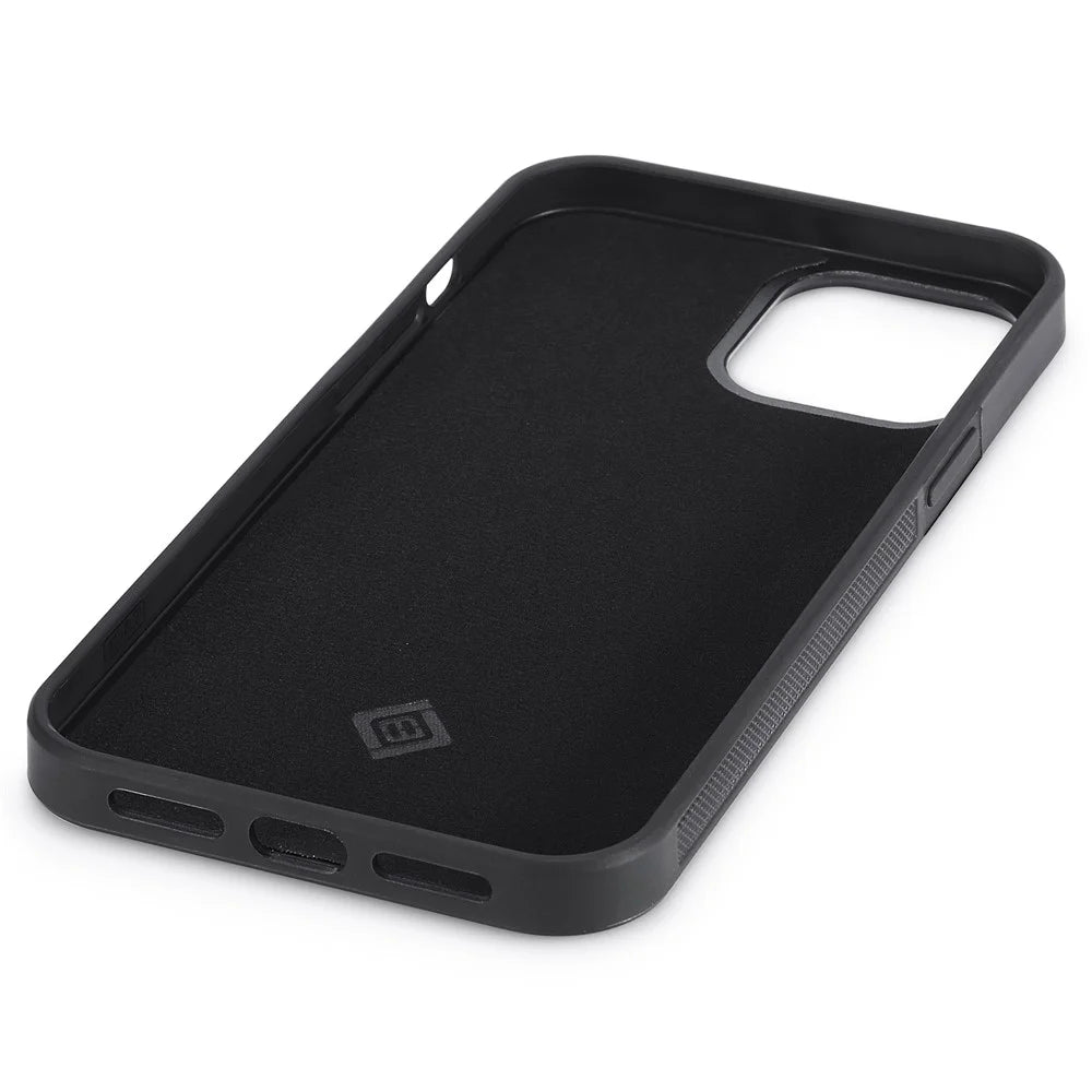 LC.IMEEKE For iPhone 12 Pro Max Carbon Fiber Texture Phone Cover PU Leather+TPU+EVA Cell Phone Shell - 4