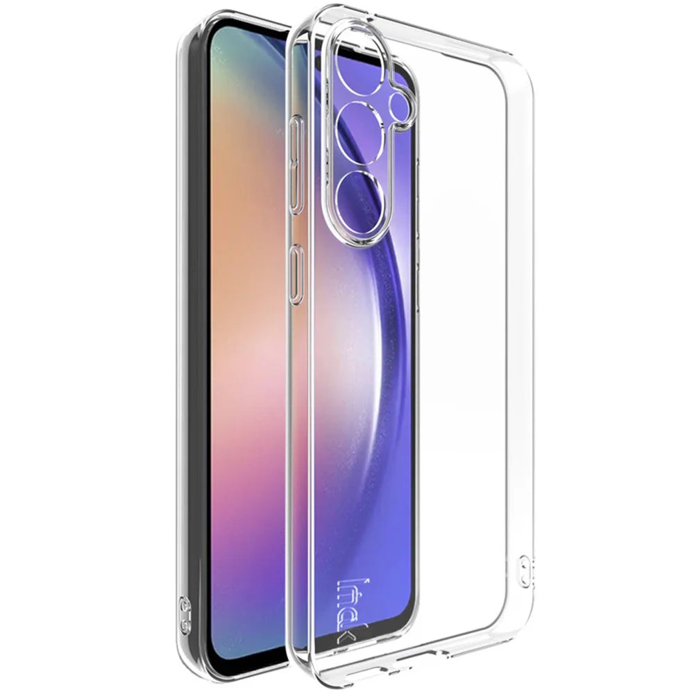IMAK UX-5 Series For Samsung Galaxy S23 FE Clear Phone Shell Dustproof Cover TPU Cell Phone Case - 1